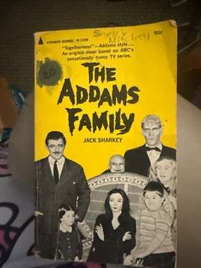 The Addams Family by Jack Sharkey 1965 First Printing Vintage Paperback TV Tie-i